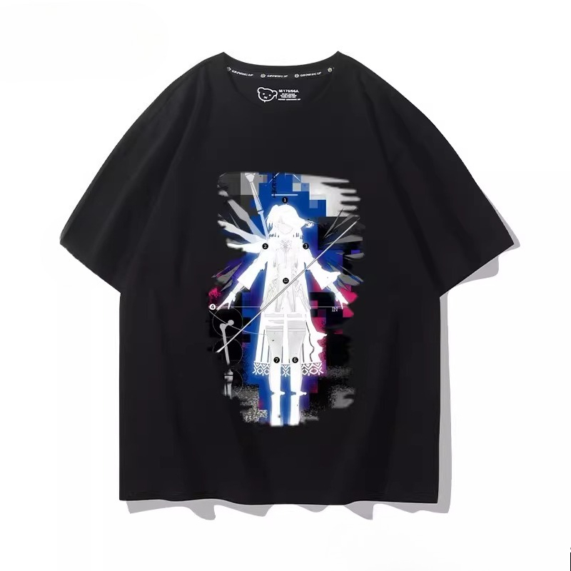 Popular Anime Merchandise - Anime Arknights Grafik-T-Shirts, Kpop-Mode, für Männer